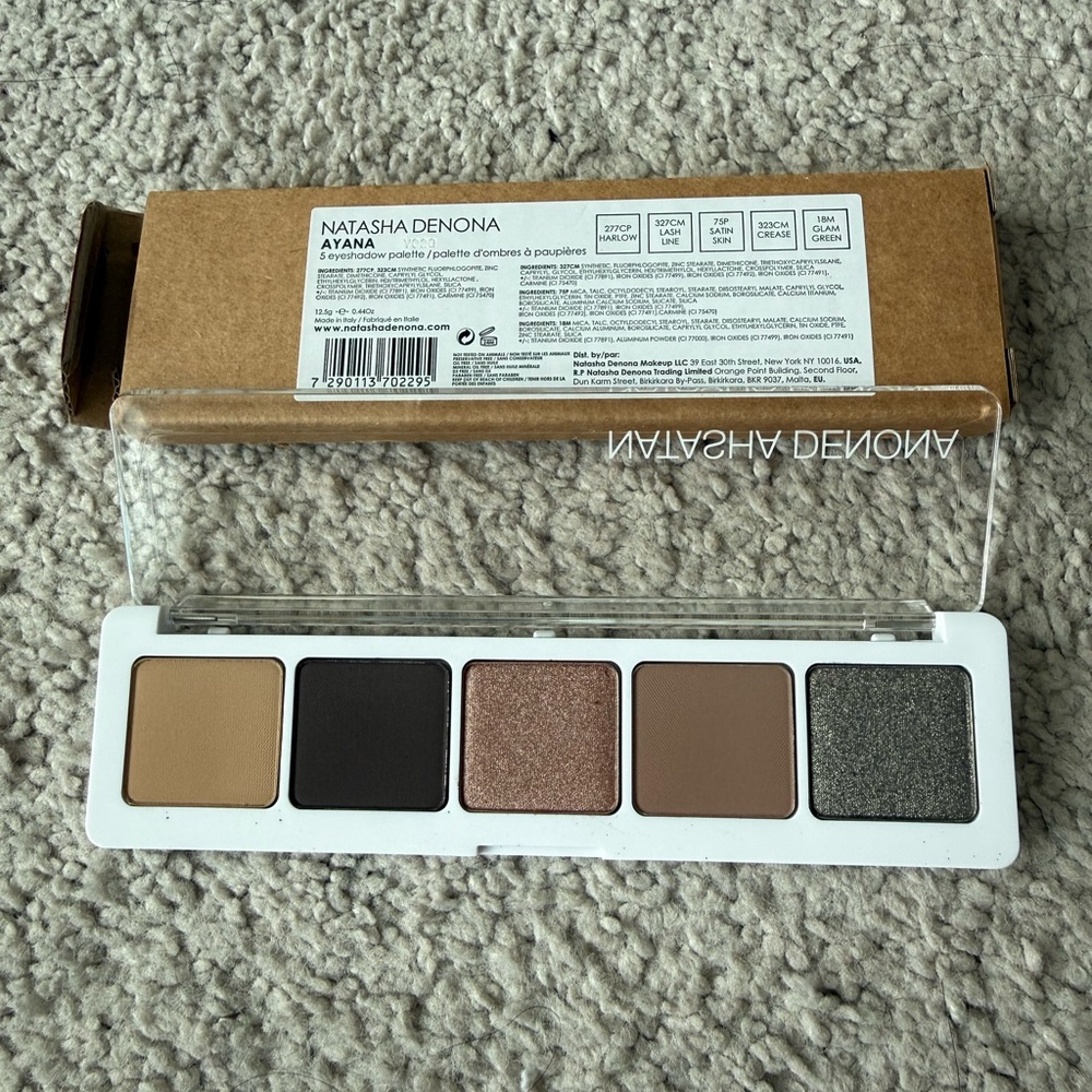 Natasha Denona Ayana Eyeshadow Palette – Neutral Brown & Taupe Shades
